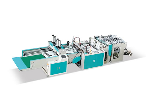HSRQ-500x2G 高速雙道熱切背心袋制袋機