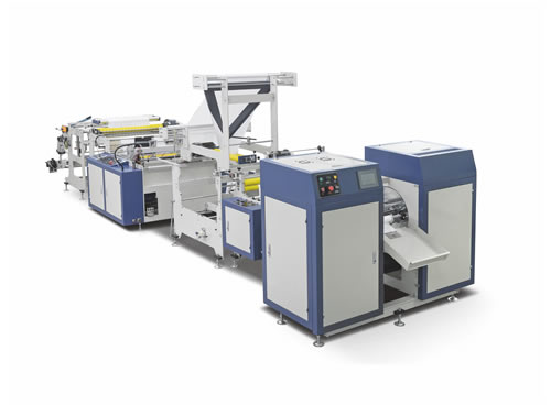 HSLJ-1000/1200AR 全自動(dòng)垃圾袋底封對折制袋機(jī)